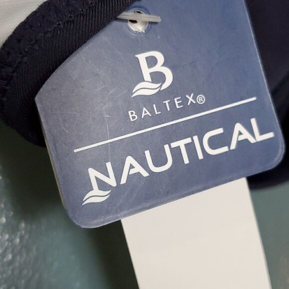Nautical bathing suit top. NWT, navy 10, nice modest style. Next cruise.. - Picture 7 of 8